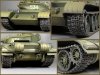 MiniArt 37046 T-54 OMSH INDIVIDUAL TRACK LINKS SET.EARLY TYPE (1:35)
